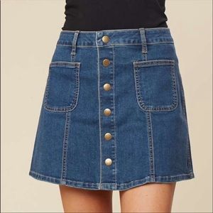 🎉🆕Mini Jean Skirt Altard State Blue Size XS